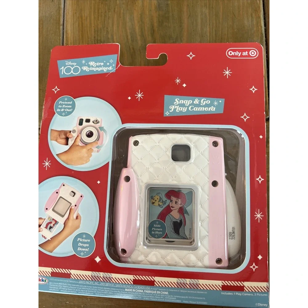Disney 100‎ Princess Retro Reimagined Snap N Go Play Camera Target Exclusive NEW